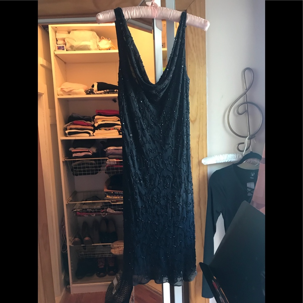 Sequin black dress